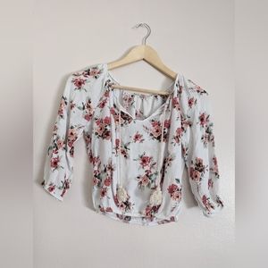 Floral 3/4 Top